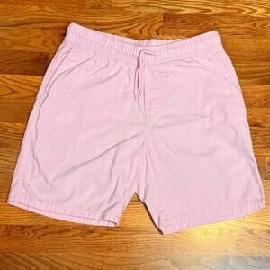 H&M Men’s XS Pink Cotton Pull on Chino Shorts Pockets Preppy Basic Summer Casual